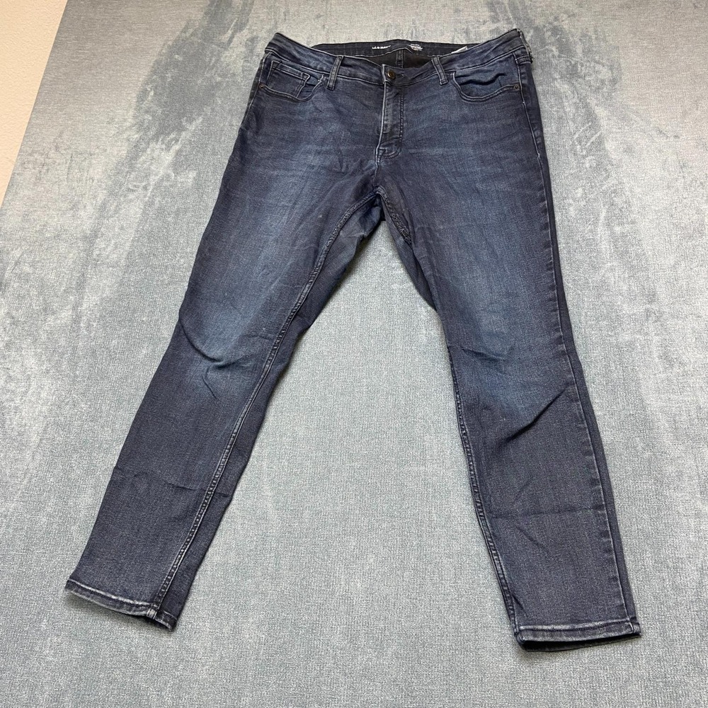 Old Navy Jeans Womens 16 32x26 Blue Denim High Rise Rockstar Super Skinny Leg